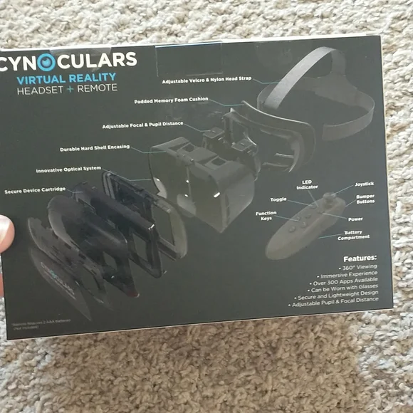 Virtual Reality Headset &Remote BRAND NEW - Picture 3 of 10